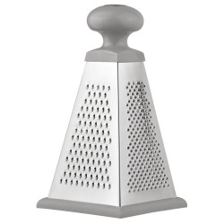 Kinghoff KH 1988 Vegetable Grater, 4 Surfaces, Silicone Base, Stainless Steel