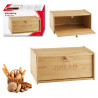 Klausberg KB 7933 Bread Box, 39.5 cm, Bamboo, Brown