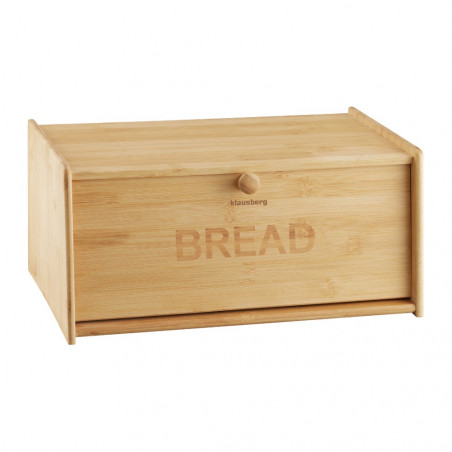 Klausberg KB 7933 Bread Box, 39.5 cm, Bamboo, Brown