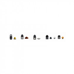 Μηχανή Espreso για mliano cafe και κάψουλες 8 σε 1 Oliver Voltz OV51171L8M, 2672W, 2 λίτρα, 5 προσαρμογείς, 19 bar, Vgradena kafemelachka, Cernen