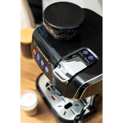 Espreso gép mliano cafe és kapszula 8 in 1 Oliver Voltz OV51171L8M, 2672W, 2 liter, 5 adapterek, 19 bar, Vgradena kafemelachka, Cernen