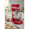 Планетарен миксер KitchenAid Artisan 5KSM70SHXEER, 375 W, 6.6 л, 10 скорости, Повдигане на купата, Червен