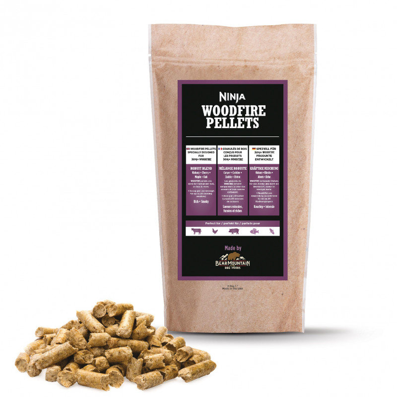 Pelete pentru fumat Ninja Robust Blend XSKOGRBPLT2EU, lemn adevărat, maro