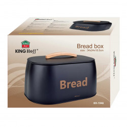 Kinghoff KH 1946, 35 cm, Fém test, Fából készült fogantyú, Fekete színű