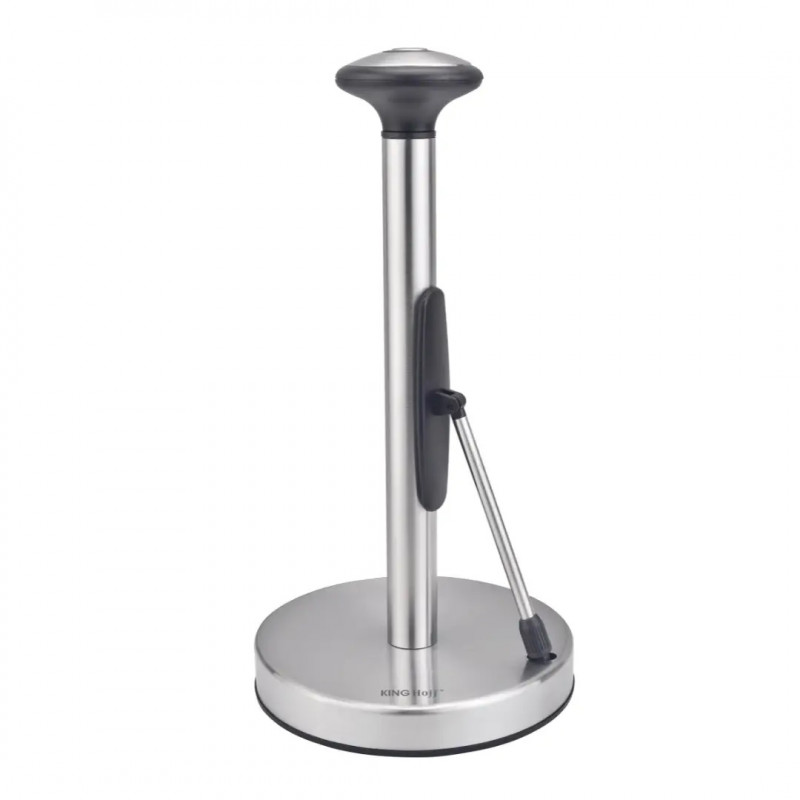 Suport pentru hartie de bucatarie Kinghoff KH 1955, 36,5 cm, Otel inoxidabil, Argintiu