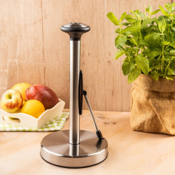 Suport pentru hartie de bucatarie Kinghoff KH 1955, 36,5 cm, Otel inoxidabil, Argintiu