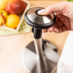 Konyhai papírtartó Kinghoff KH 1955, 36,5 cm, Rozsdamentes acél, Ezüst