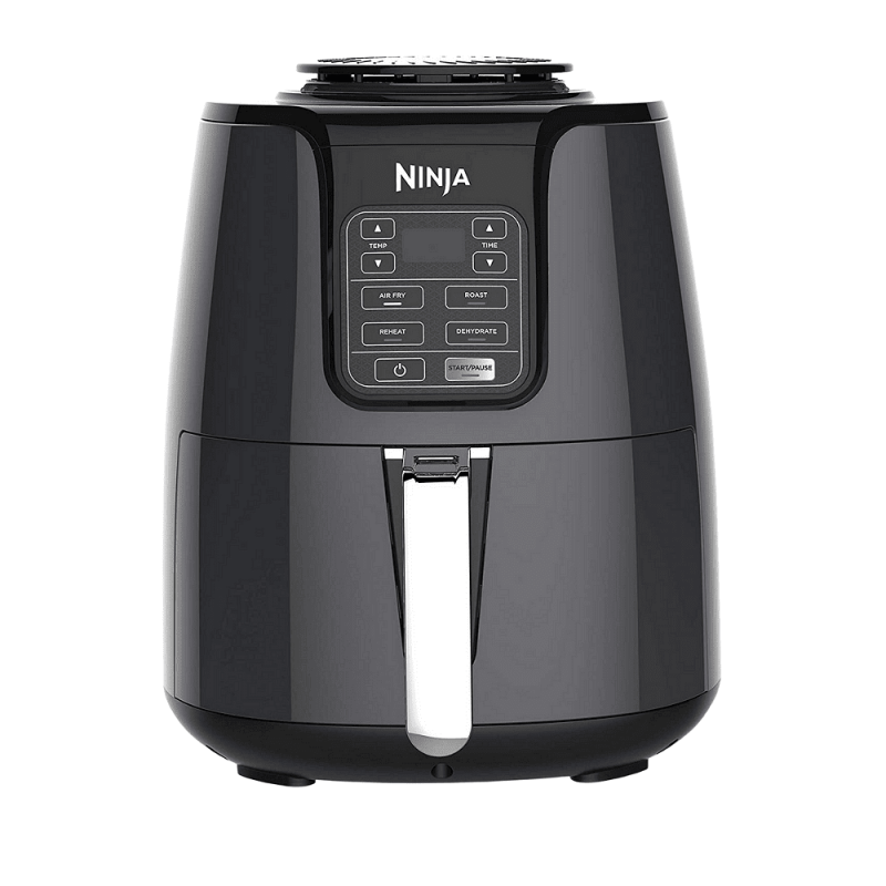 Фритюрник с горещ въздух NINJA AF100EU, 1550W, 3.8L, 4 функции, Без BPA, Черен/сив