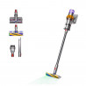 Aspirator vertical Dyson V15 Detect Abseolute, 660W, 0.76 l, 60 min autonomie, Senzori, 3 moduri, LCD, Gri