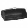Klausberg KB 7931 Bread Box, 45 cm, Ergonomic Handle, Metal, Black