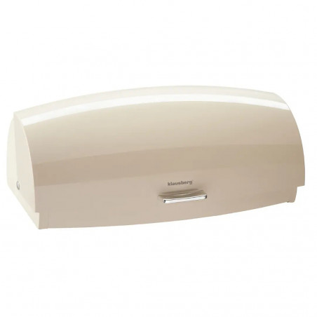Кутия за хляб Klausberg KB 7932, 45 см, Ергономична дръжка, Метална, Бежов