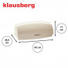 Кутия за хляб Klausberg KB 7932, 45 см, Ергономична дръжка, Метална, Бежов