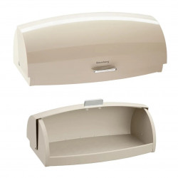 Кутия за хляб Klausberg KB 7932, 45 см, Ергономична дръжка, Метална, Бежов