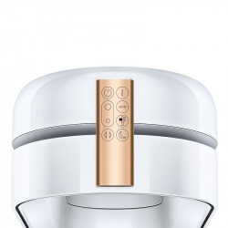Dyson PC2 De-NOx TP12 3-in-1 Air Purifier, Cooler, Heater, 40W, Up to 40 m², 10 Speeds, Oscillation, HEPA+K-Carbon, Wi-Fi, LCD, Voice Control, White/Gold