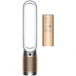 Dyson Cool Formaldehyde™ TP09 3-in-1 Air Purifier, Heater, Cooler, 40W, Up to 40 m², 10 Speeds, Oscillation, HEPA, Wi-Fi, LCD, Voice Control, White/Gold
