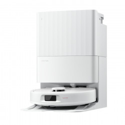 Aspirator robot Roborock QR 598, 8000 Pa, 5200 mAh, 60W, 3D mapping, Statie de incarcare, Autonomie 3 ore, Alb