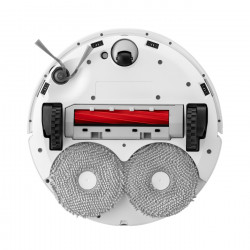 Прахосмукачка робот Roborock QR 598, 8000 Pa, 5200 mAh, 60W, 3D картографиране, Станция за зареждане, Автономия 3 часа, Бял