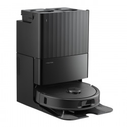 Ρομποτική σκούπα Roborock QR 598, 8000 Pa, 5200 mAh, 60W, 3D χαρτογράφηση, Σταθμός φόρτισης, Αυτονομία 3 ώρες, Μαύρο