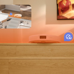 Прахосмукачка робот Roborock Q Revo Max V, 7000Pa, 180 мин, 300 м2, Сухо/мокро, Wi-Fi, PreciSense® LiDAR + Reactive AI, Гласов асистент, Бял