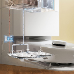 Robot aspirator Roborock Q Revo Max V, 7000Pa, 180 min, 300 m², Dry/Mocro, Wi-Fi, PreciSense® LiDAR + Reactive AI, Asistent vocal, Alb