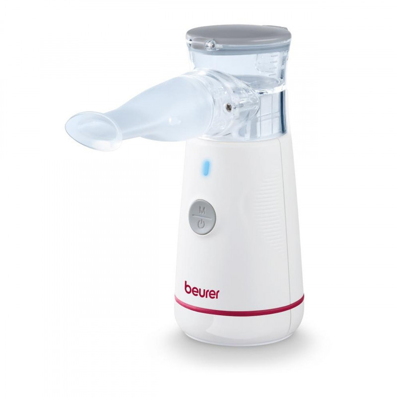 Inhalator Beurer IH 47, MMAD 3,43 μm, 0,25 ml/min, 0,5 bar, 10 ml, USB-C, Alb
