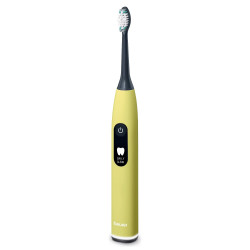 Beurer SC 50 Electric Sonic Toothbrush, 80,000 rpm, 5 modes, timer, 22-day battery life, LED display, Type-C + magnetic charging plate, Yellow