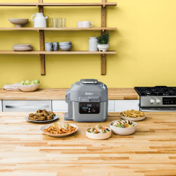 Πολυμάγειρας ατμού NINJA ON400EU, 1760W, 5.7L, Speedi Meals, 10 προεπιλεγμένα προγράμματα, Γκρι