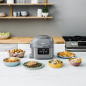 Multicooker sub presiune NINJA ON400EU, 1760W, 5.7L, Speedi Meals, 10 programe, Gri