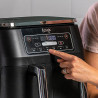 Φριτέζα αέρος με διπλό αποσπώμενο κάδο Ninja AF300EU, 2470W, 7.6 L, 6 προεπιλεγμένα προγράμματα, Μαύρο