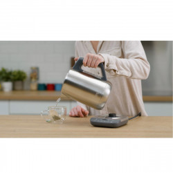 Електрическа кана с терморегулатор Ninja KT201EU, 3000W, 1.7l, Кипване за 50 секунди, Интелигентни настройки, Инокс