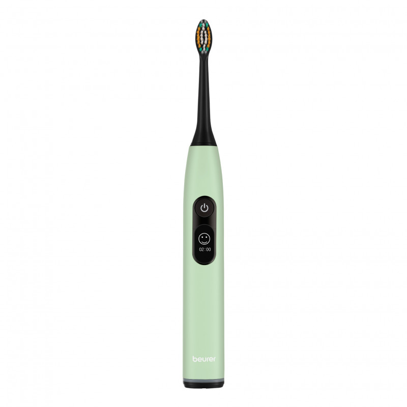 Beurer SC 50 Electric Sonic Toothbrush, 80,000 rpm, 5 modes, timer, 22-day battery life, LED display, Type-C + magnetic charging plate, Green