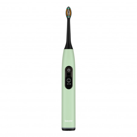 Periuta de dinti electrica sonica Beurer SC 50, 80000 rpm, 5 moduri, Timer, Autonomie 22 zile, Afisaj LED, Tip-C + Placa magnetica, Verde