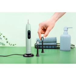 Beurer SC 50 Electric Sonic Toothbrush, 80,000 rpm, 5 modes, timer, 22-day battery life, LED display, Type-C + magnetic charging plate, Green