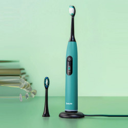 Beurer SC 50 Electric Sonic Toothbrush, 80,000 rpm, 5 modes, timer, 22-day battery life, LED display, Type-C + magnetic charging plate, Blue