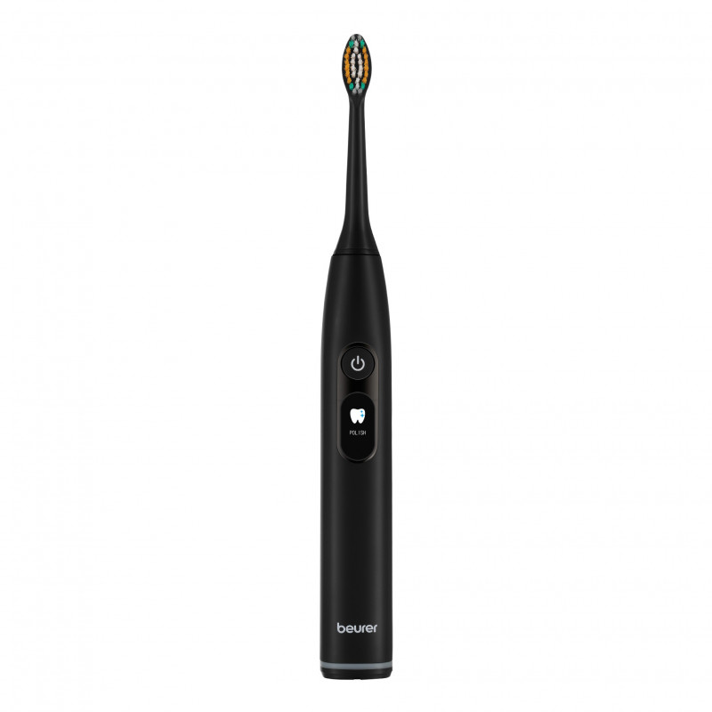 Beurer SC 50 Electric Sonic Toothbrush, 80,000 rpm, 5 modes, timer, 22-day battery life, LED display, Type-C + magnetic charging plate, Black