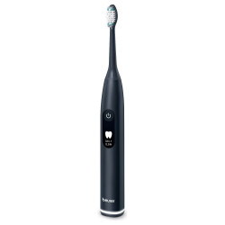 Beurer SC 50 Electric Sonic Toothbrush, 80,000 rpm, 5 modes, timer, 22-day battery life, LED display, Type-C + magnetic charging plate, Black