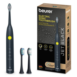 Beurer SC 30 Electric Sonic Toothbrush, 80,000 rpm, 4 modes, timer, 15-day battery life, LED indicator, Type-C, Black