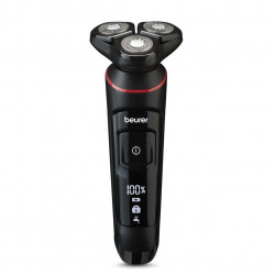 Aparat de ras electric Beurer MN8X, 60 min, Fixare magnetica, cap 360°, Incarcare rapida, LED, Umed/Uscat, USB-C, Negru