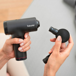 Beurer MG 89 Full-Body Massager, 2000 mAh, Up to 4 hours, 5 settings, Brushless motor, Spot massage, LED, CE, Black