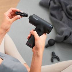 Beurer MG 89 Full-Body Massager, 2000 mAh, Up to 4 hours, 5 settings, Brushless motor, Spot massage, LED, CE, Black