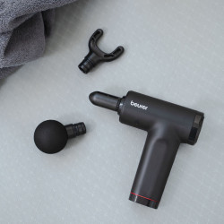 Beurer MG 89 Full-Body Massager, 2000 mAh, Up to 4 hours, 5 settings, Brushless motor, Spot massage, LED, CE, Black