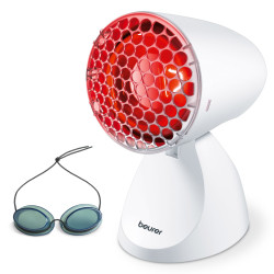 Beurer IL 11 Infrared Lamp, 100W, 5 Tilt Settings, Safety Features, Muscle Tension, Colds, CE, White