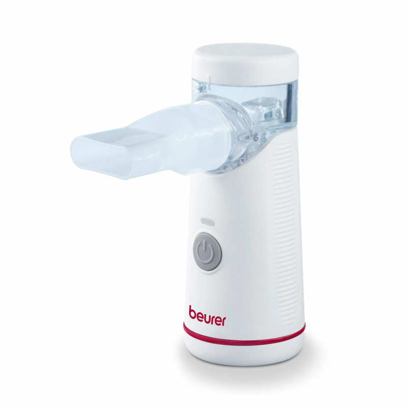 Inhalator Beurer IH 51, MMAD 3. μm, 0,2-0,4 ml/min, 0,5 bar, 10 ml, USB-C,Alb