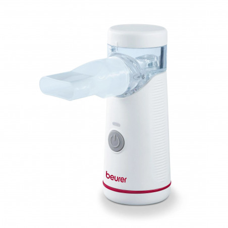 Beurer IH 51 Nebulizer, MMAD 3.89 μm, 0.2–0.4 mL/min, 0.5 bar, 10 mL, USB-C, White