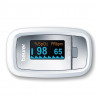 Pulsoximetru medical pentru deget Beurer PO 30, SpO₂, Puls, Fara sange si fara durere, OLED, Afisaj grafic, CE, IP22, Gri / Alb