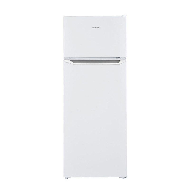 Хладилник с фризер Muhler SUF144WE, 206 л, Клас Е, Реверсивна врата, R600a, Бял