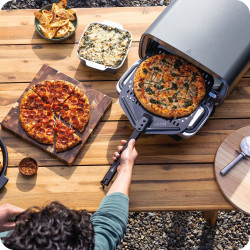 Електрическа фурна за пица 5в1 Ninja Artisan MO201, 1760W, 30x30 см, 5 функции, Touch Screen, 32-370C, Сив