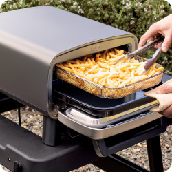 Cuptor electric pentru exterior Ninja Artisan MO201, 1760W, 30x30 cm, 5 funcții, 5 setări pizza, 32-370C, Gri