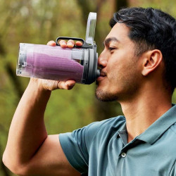 Ninja Blast Max BC251EUGY Portable Blender, 14.4W, 11.1V, 570 ml, 19,000 rpm, Ice Crushing, Up to 25 Cycles, BPA-Free, Gray