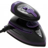 Adler AD 5049 Travel Steam Iron, 420W, 30 ml, Ceramic Soleplate, Steam and Dry Ironing, Black/Purple